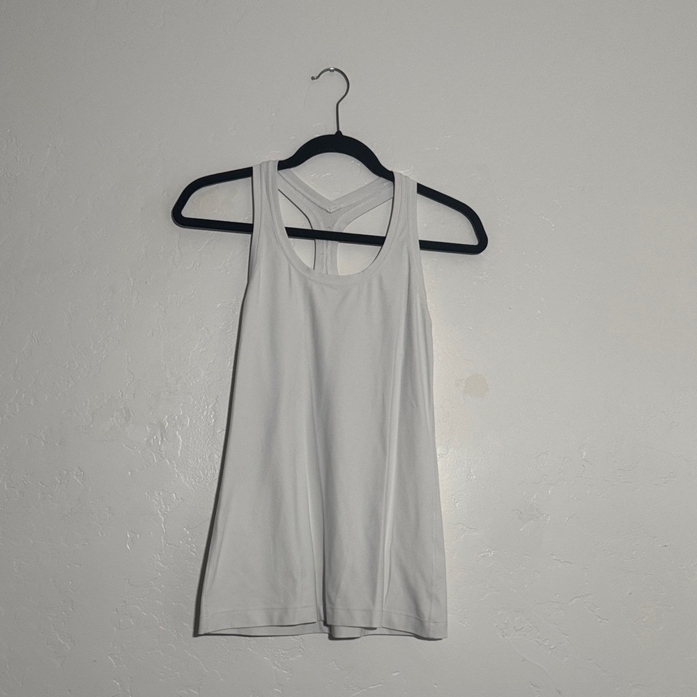 Lululemon Athletica Classic White Tank Top